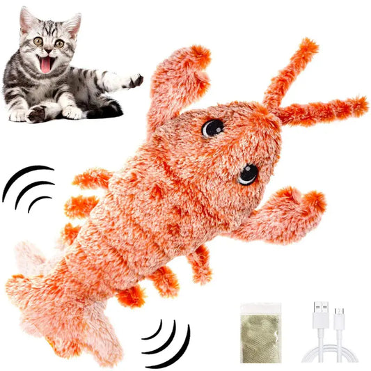 Electric Jumping Shrimp Cat Toys