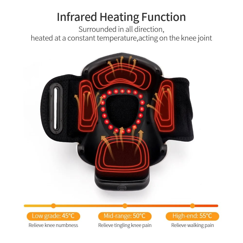 Electric heating knee massage Infrared Air Pressure