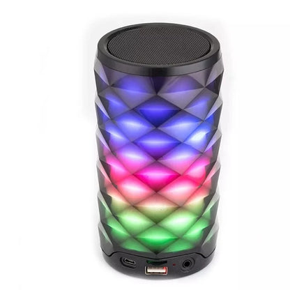 Crystal Diamond Coke cans colorful led Bluetooth speaker light