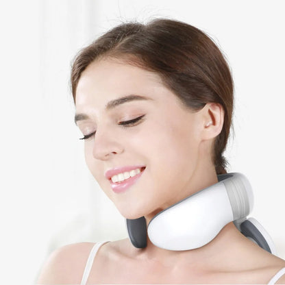 Cervical spine massager with remote control