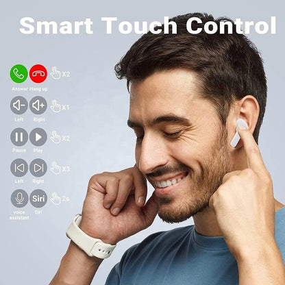 Transparent Bluetooth Headset ENC Noise Reduction TWS